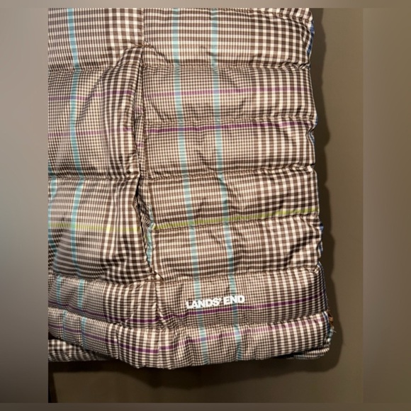 NWT LANDS END Allied Feather Down 600 Puffer Vest Jacket. Size Large. - Picture 5 of 7